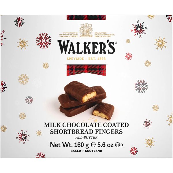 Walkers Shortbread Fingers mit Milchschokolade, 160 g