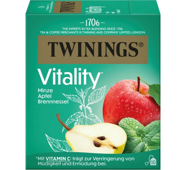 Twinings Minze, Apfel, Brennessel Tee, 10 Teebeutel (20 g)