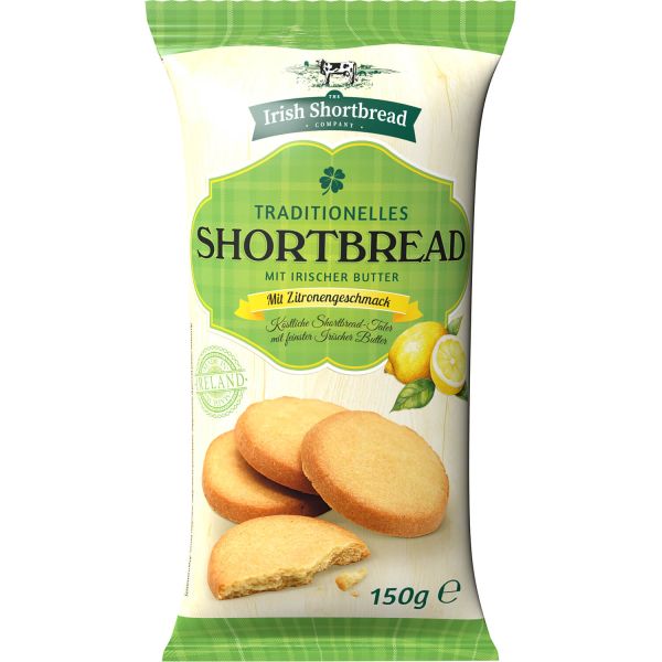 The Irish Shortbread Company Shortbread mit Zitronengeschmack, 150 g