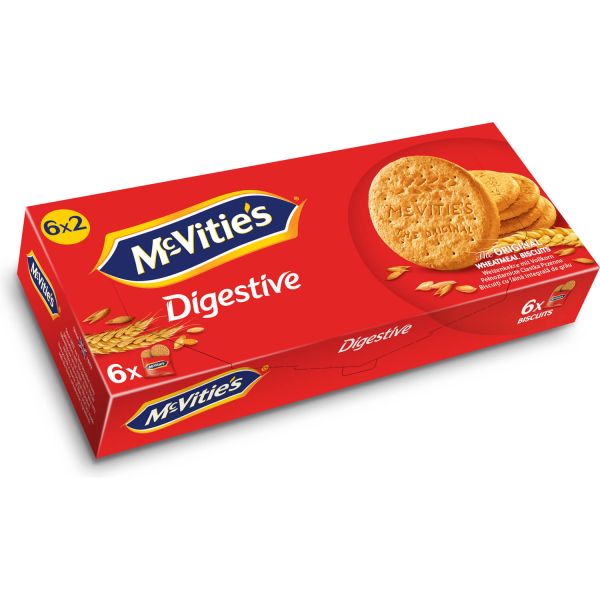 McVities Digestives Original To Go, 6 x 2 Stück