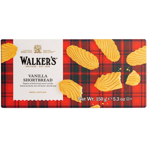 Walkers Vanilla Shortbread, 150 g