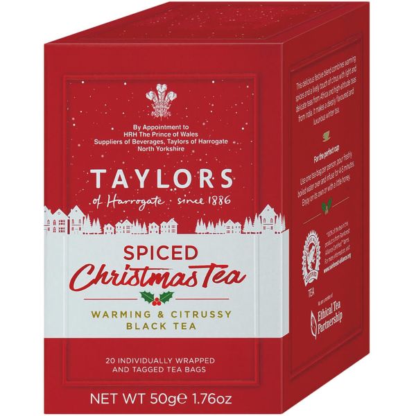 Taylors of Harrogate Spiced Christmas Tea, 20 Teebeutel (50 g)