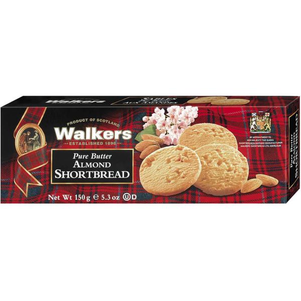 Walkers Almond Shortbread (Mandel Shortbread), 150 g